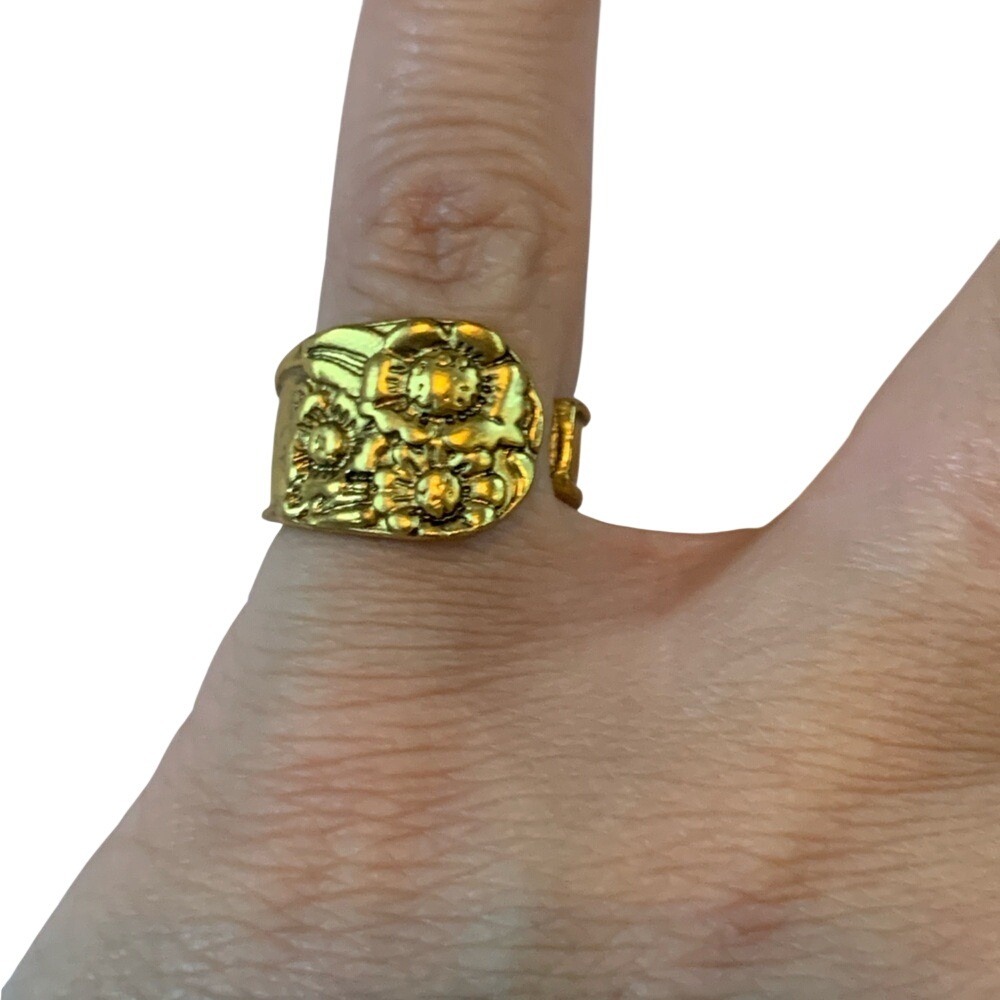 Floral Gold Ring